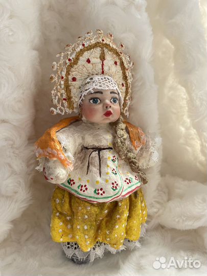 Ватные елочные игрушки