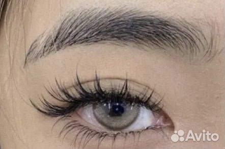 Наращивание ресниц на дому (модель)