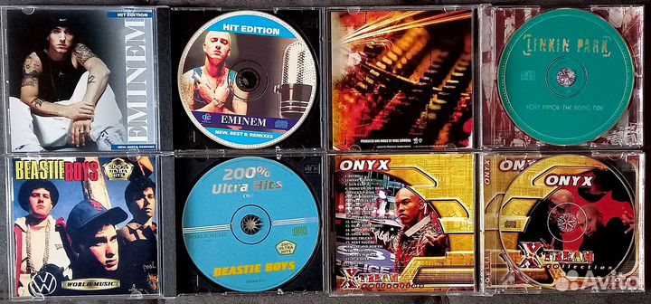 CD диски (Зарубежные Rap &Hip Hop исполнители) 4шт
