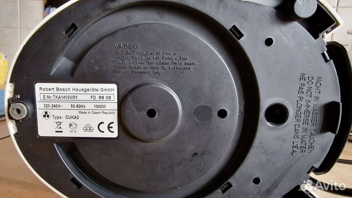 Кофеварка капельная Bosch TKA 1410V