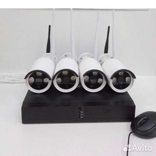 Комплект видеонаблюдения Уличный WiFi-HD4 1MP