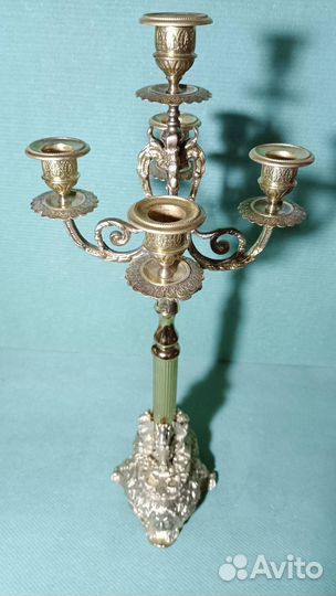 Канделябр латунь