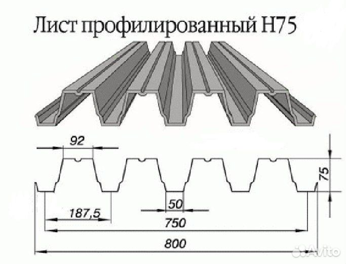 Профнастил Н-75