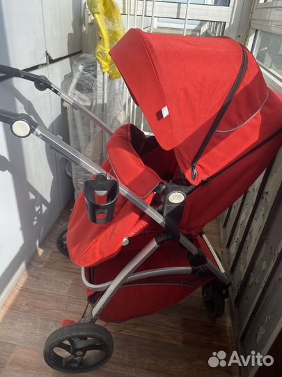 Коляска 2 в 1+сани-коляска Pikate