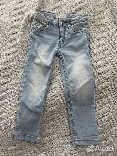 Джинсы для девочки button blue 98