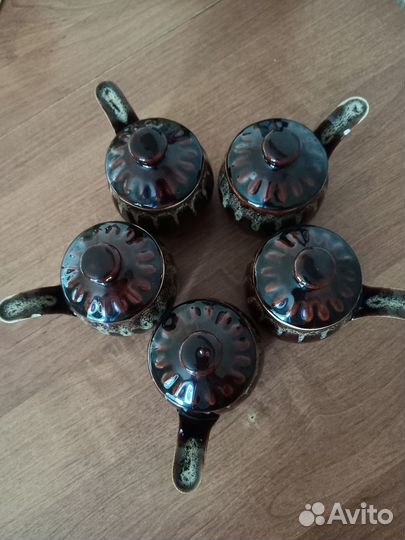 Горшки керамические порционные для запекания