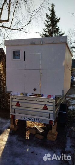 Вкладыш дом в прицеп складной