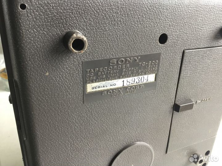 Катушечный магнитофон sony TC-900 коллекционерам