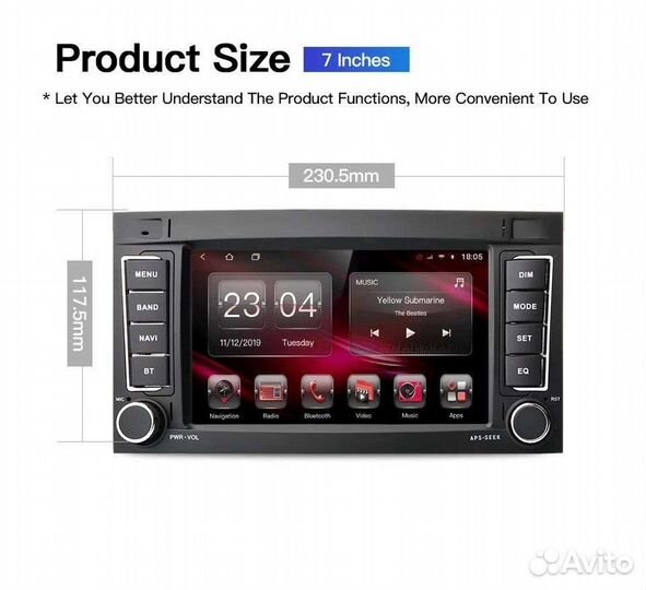 Магнитола volkswagen touareg Android