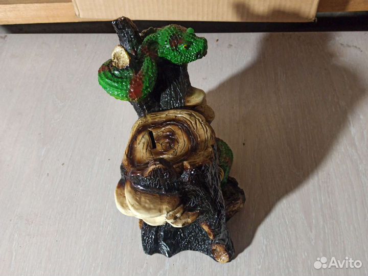 Копилка Змея на пне