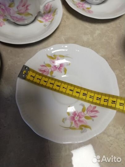 Фарфор Польша 16 предметов новый чайный сервиз