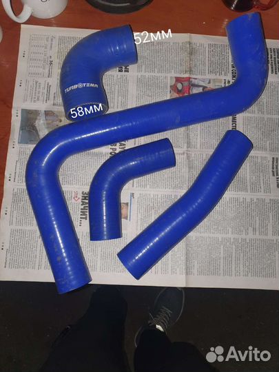 Силиконовые патрубки турбо тема 38 мм внутр размер