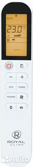 Кондиционер royal Clima gloria upgrade RC-GL22HN