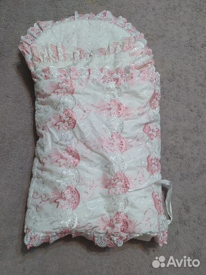 Конверт на выписку для девочки зима