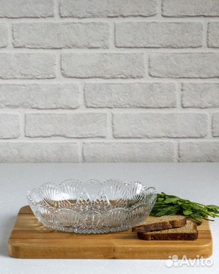 Шубница Малая Хрустальное стекло акция /27х22х4/ И