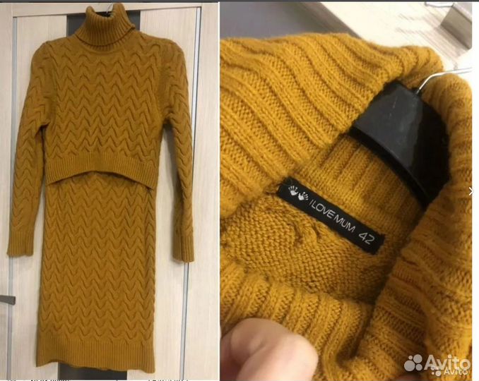 Платье для кормления ILove Mum,теплое,новое 44-46