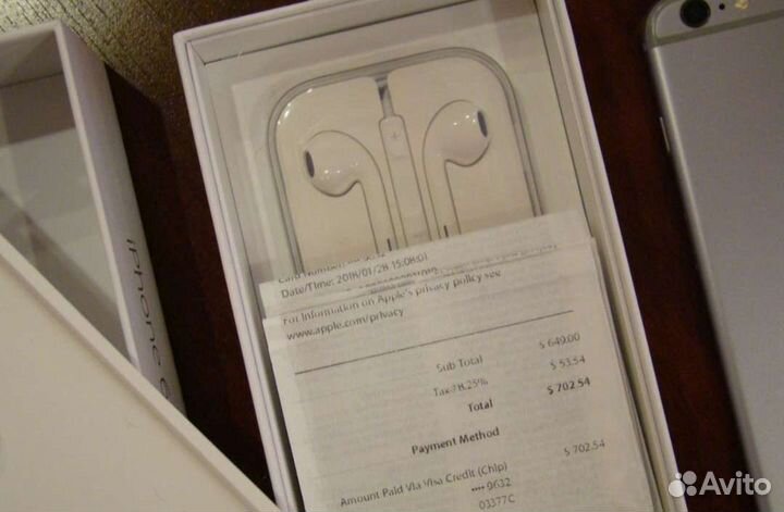 Наушники Apple EarPods 3.5 мм (оригинал)