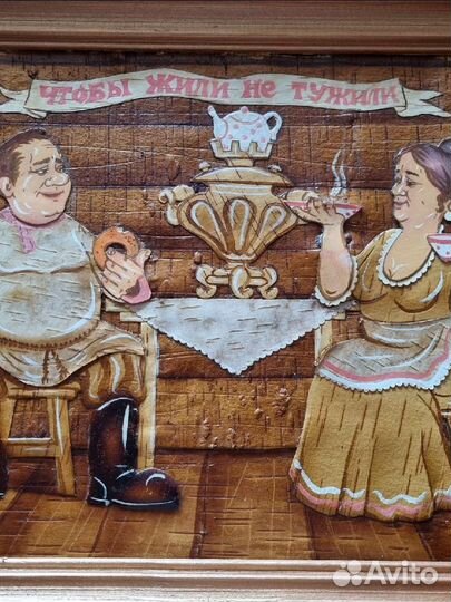 Картина из бересты новая 