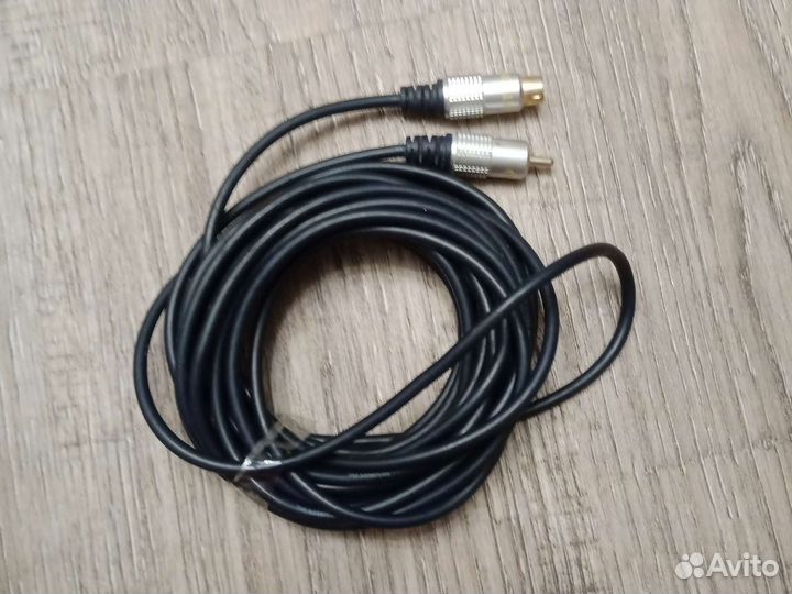 Кабель RCA (тюльпан) S-Video miniDIN 4 pin