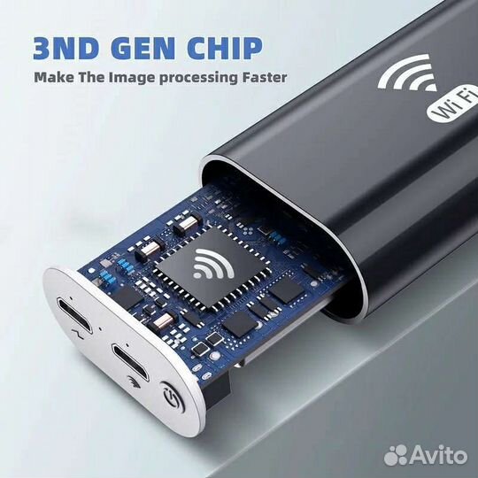 Эндоскоп для компьютера телефона wi-fi жесткий каб