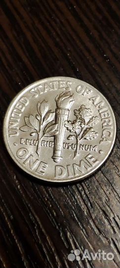 Монета one dime liberty