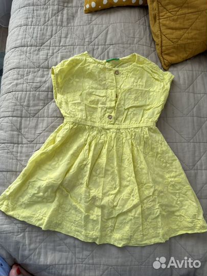 Платье mango kids пакетом 2-3 года на девочку