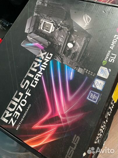 Asus rog strix z370-f gaming комплект с i5 8600k