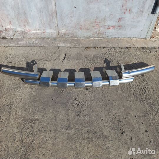 Защита бампера джип грант чероки wk2