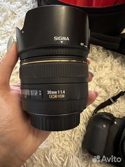 Объектив sigma 30 мм 1.4 DC для canon