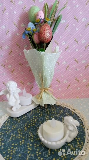 Пасхальный декор (букетики весенние)