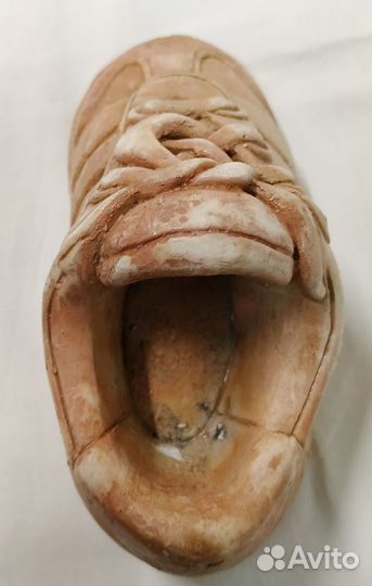 Пепельница керамическая «Башмак». Времен СССР