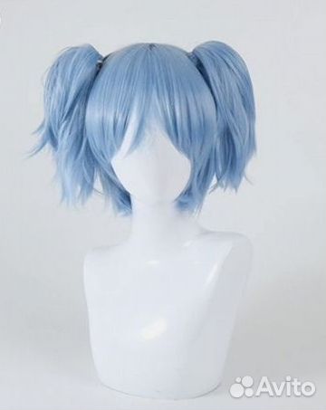 Парик голубой для косплея Салли