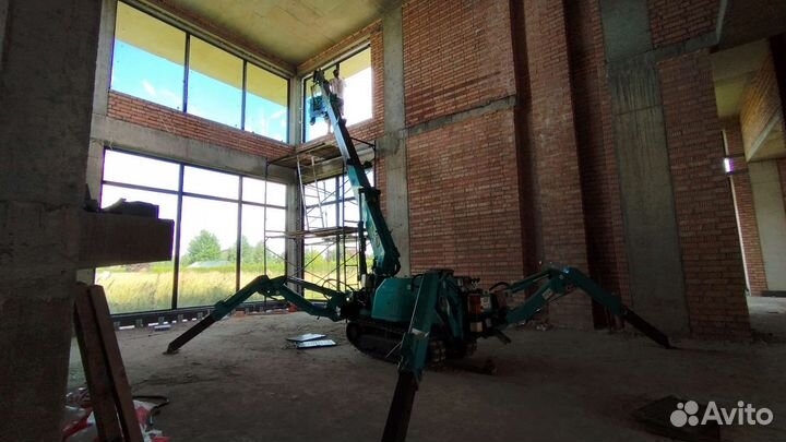 Мини кран паук с присоской для стекла