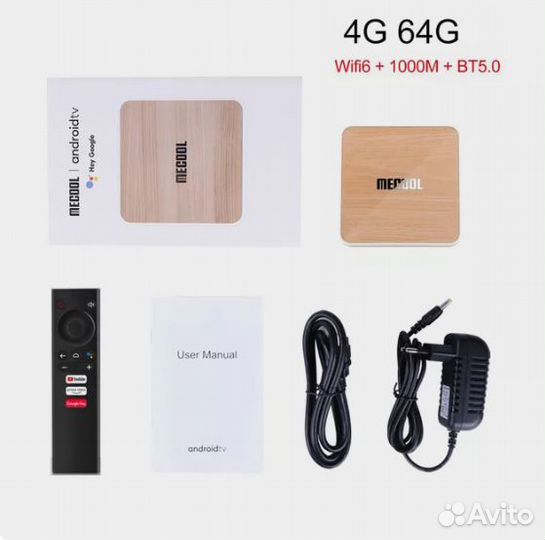 Mecool KM6 Amlogic S905X4 Android tv 10,0