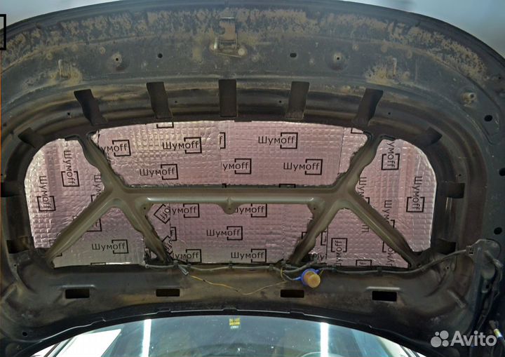 Шумоизоляция капота от Шумофф