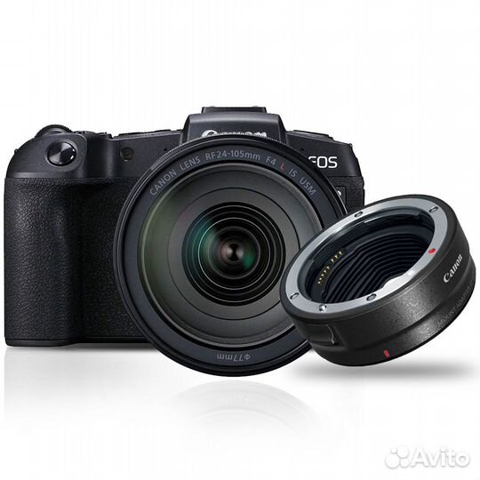 Canon EOS RP kit RF 24-105 F4-7.1 IS STM +адаптор