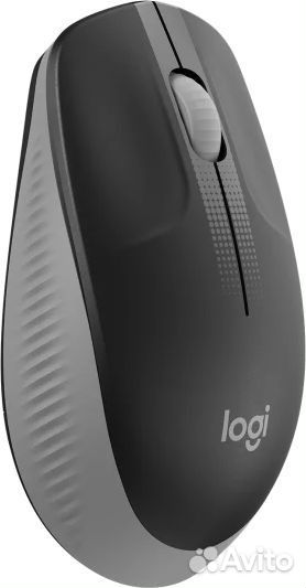 Мышь Logitech M190 черный/серый оптическая 1000dpi беспров. USB 2but (910-005906)