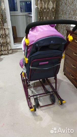 Детские санки коляска