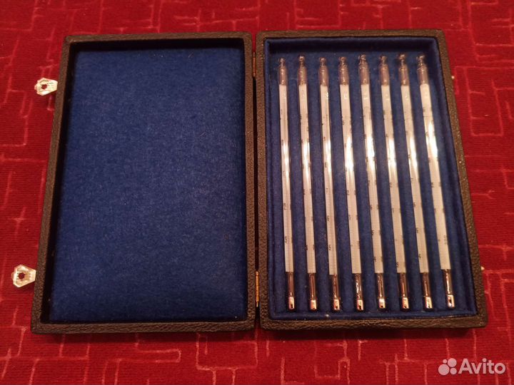 Набор старинных термометров.Германия