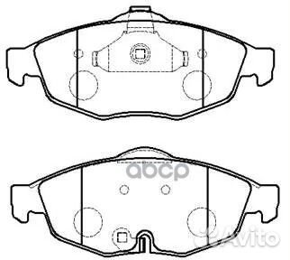 Колодки торм. chrysler Sebring 01- \ dodge