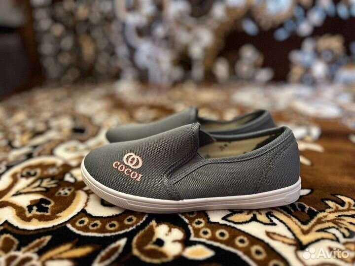 Слипоны детские для девочки