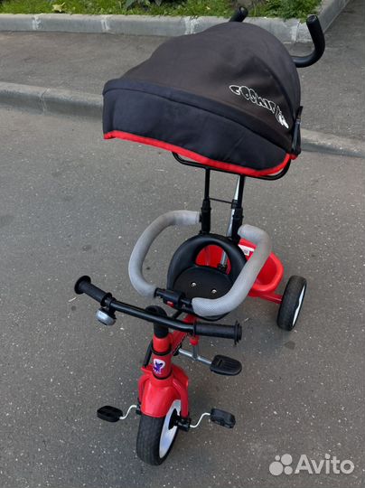 Трехколесный велосипед коляска