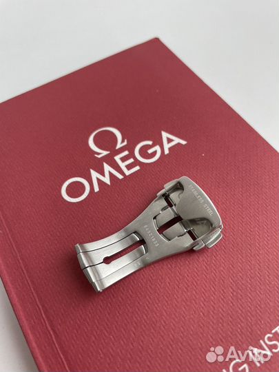 Omega стальная раскладная застежка клипса 18 мм