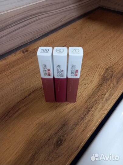 Помады Maybelline Super stay Matte Ink и другие