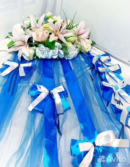 Украшения на свадебный авто