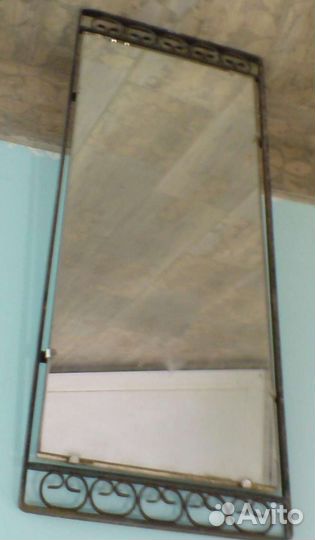 Для аквариума СССР зеркало В чугунной рамке
