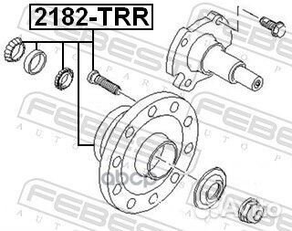 2182-TRR к-кт подшипника ступицы задн. Ford Tr