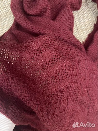 Шерстяной шарф Massimo Dutti оригинал