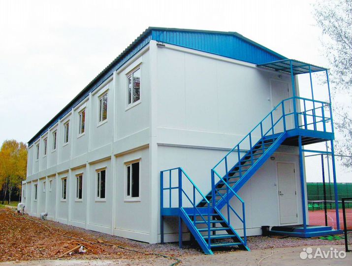 Дом из бытовок для персонала с ндс