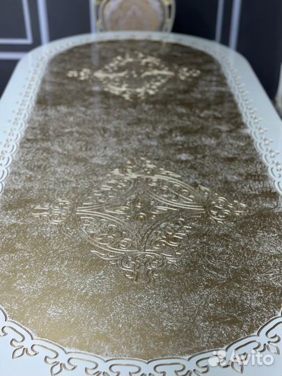 Стол голд овальный и стулья